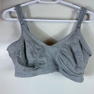 Q-T Intimates Nursing Maternity Bra Gray 44D